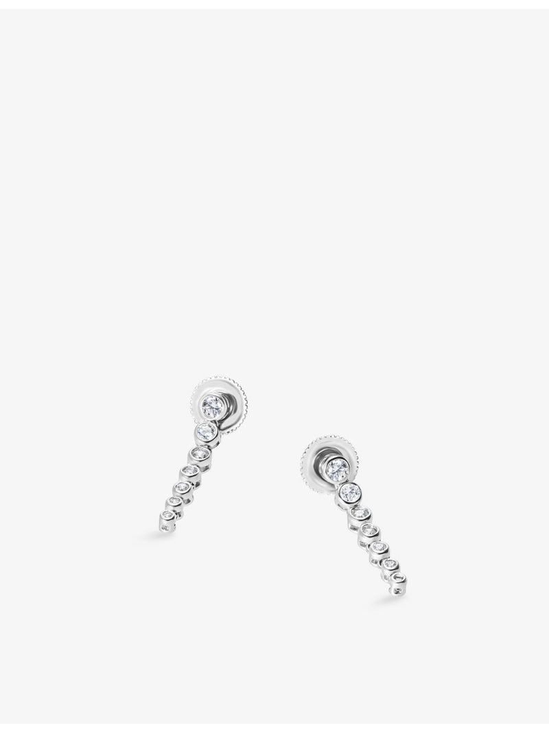 CARAT London Baby Quentin sterling silver drop earrings, UK version