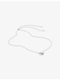 CARAT London Celene sterling silver cubic zirconia necklace 45cm - British product