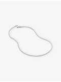 CARAT London Lexi sterling silver tennis necklace cubic zirconia 42cm, UK version