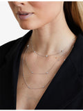 CARAT London Petra sterling silver cubic zirconia necklace (British brand)