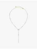 CARAT London Mimosa gold vermeil cubic zirconia necklace 45cm (British brand)