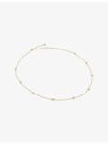 CARAT London 18ct gold vermeil cubic zirconia necklace, imported from the UK