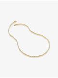 Carat London Phoebe gold vermeil tennis necklace, imported from the UK