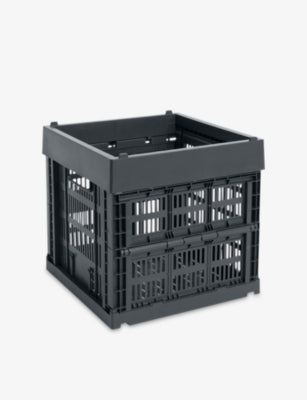 HAY stackable plastic storage crate Colour Crate Cube, UK version