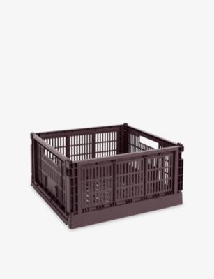 HAY storage crate square colour large, imported from the UK