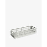 HAY oblong stackable plastic crate 34.5cm - British product