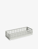HAY Oblong Stackable Plastic Crate 34.5 x 13 x 8 cm