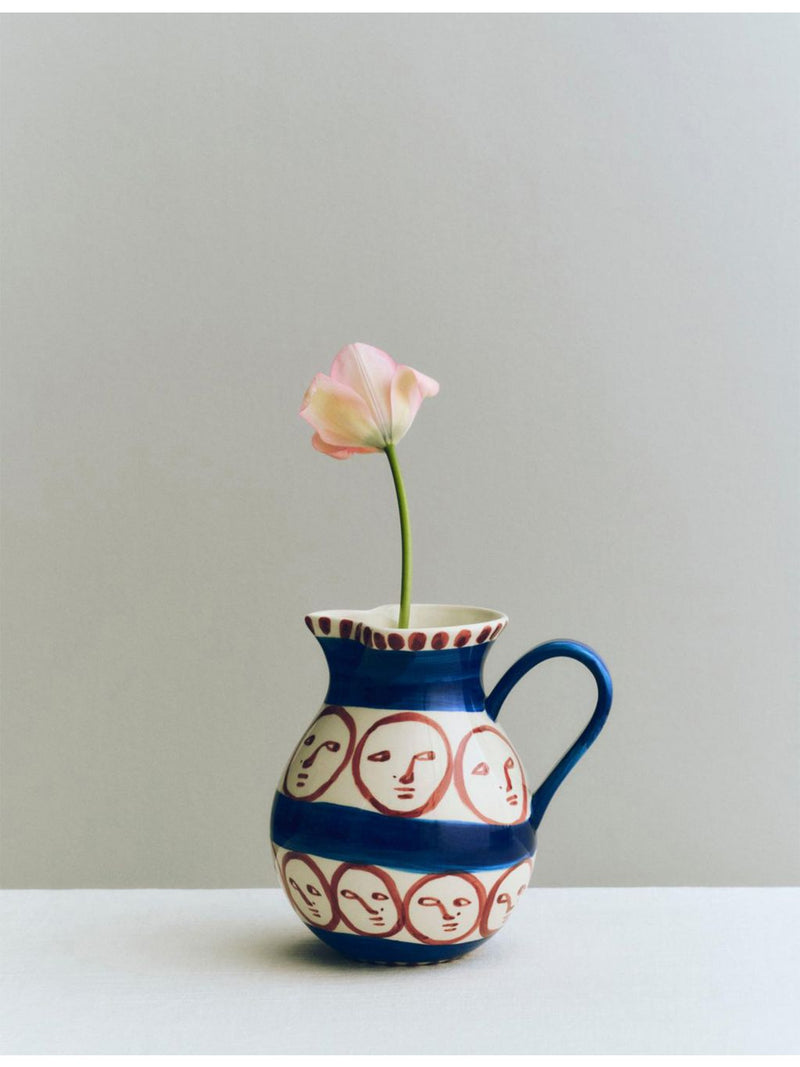 Hay La Pittura ceramic jug with hand-painted design, imported from the UK