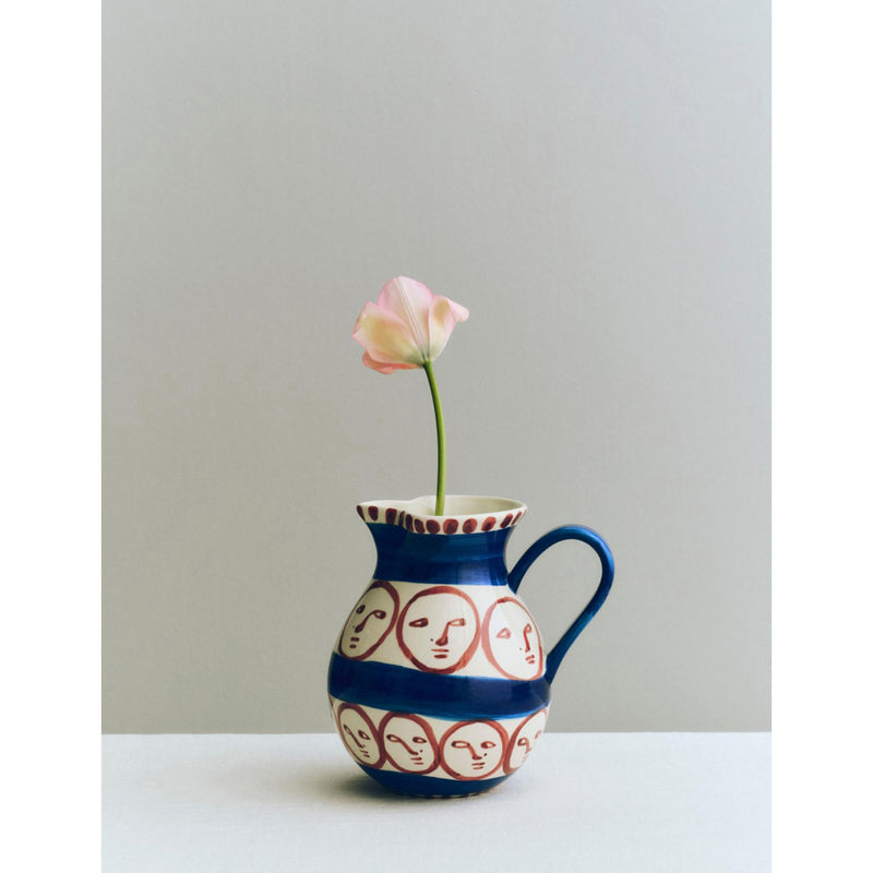 Hay La Pittura ceramic jug with hand-painted design, imported from the UK