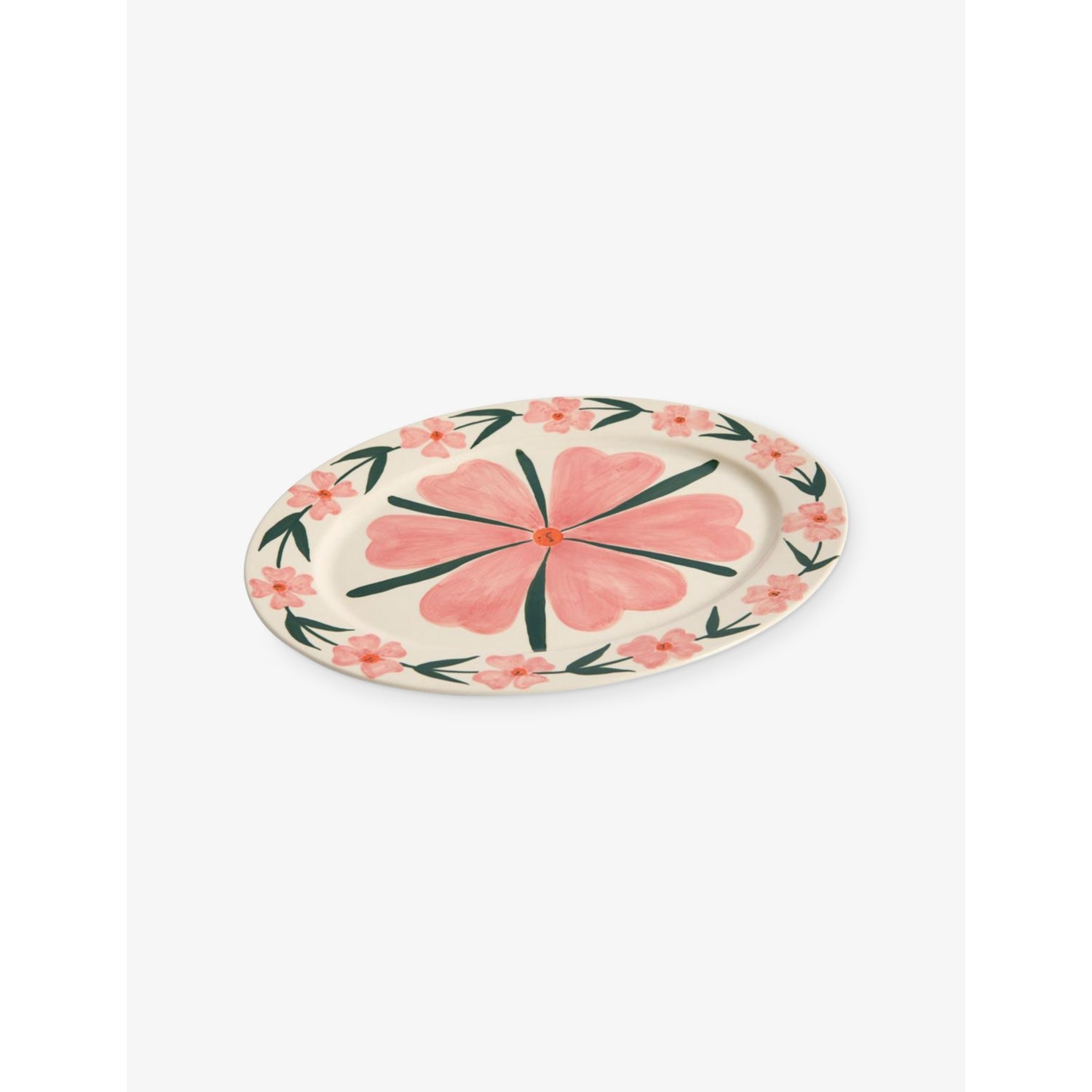 Hay ceramic oval serving platter from La Pittura, imported from the UK