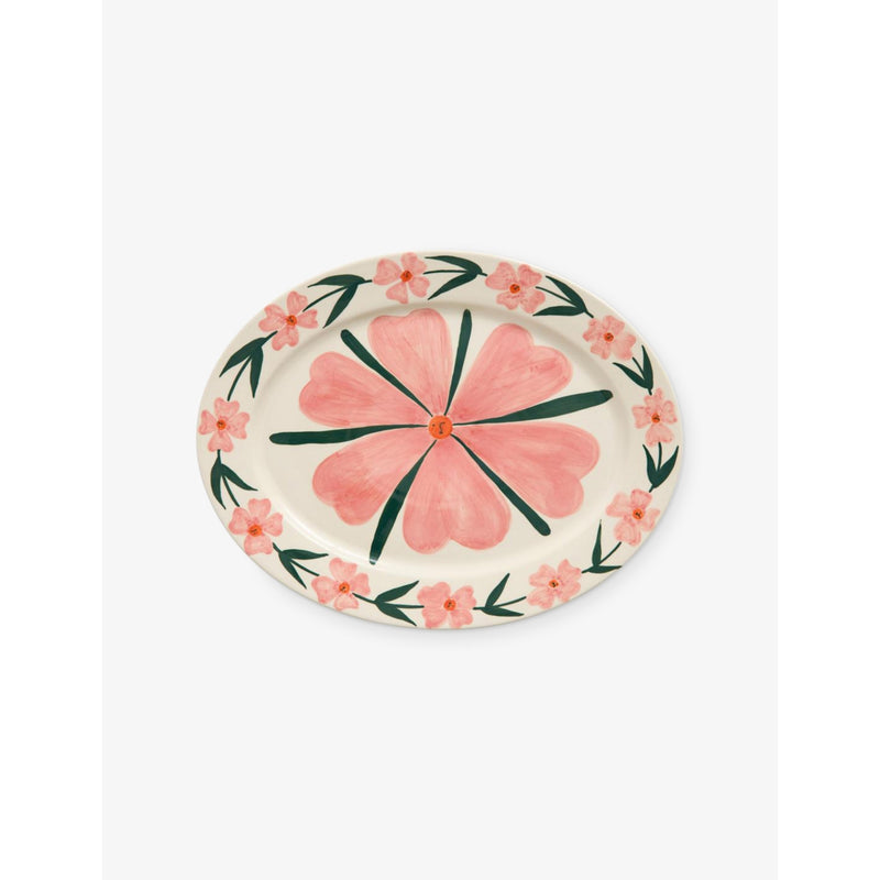 La Pittura Ceramic Oval Serving Platter - CHARLOTTE