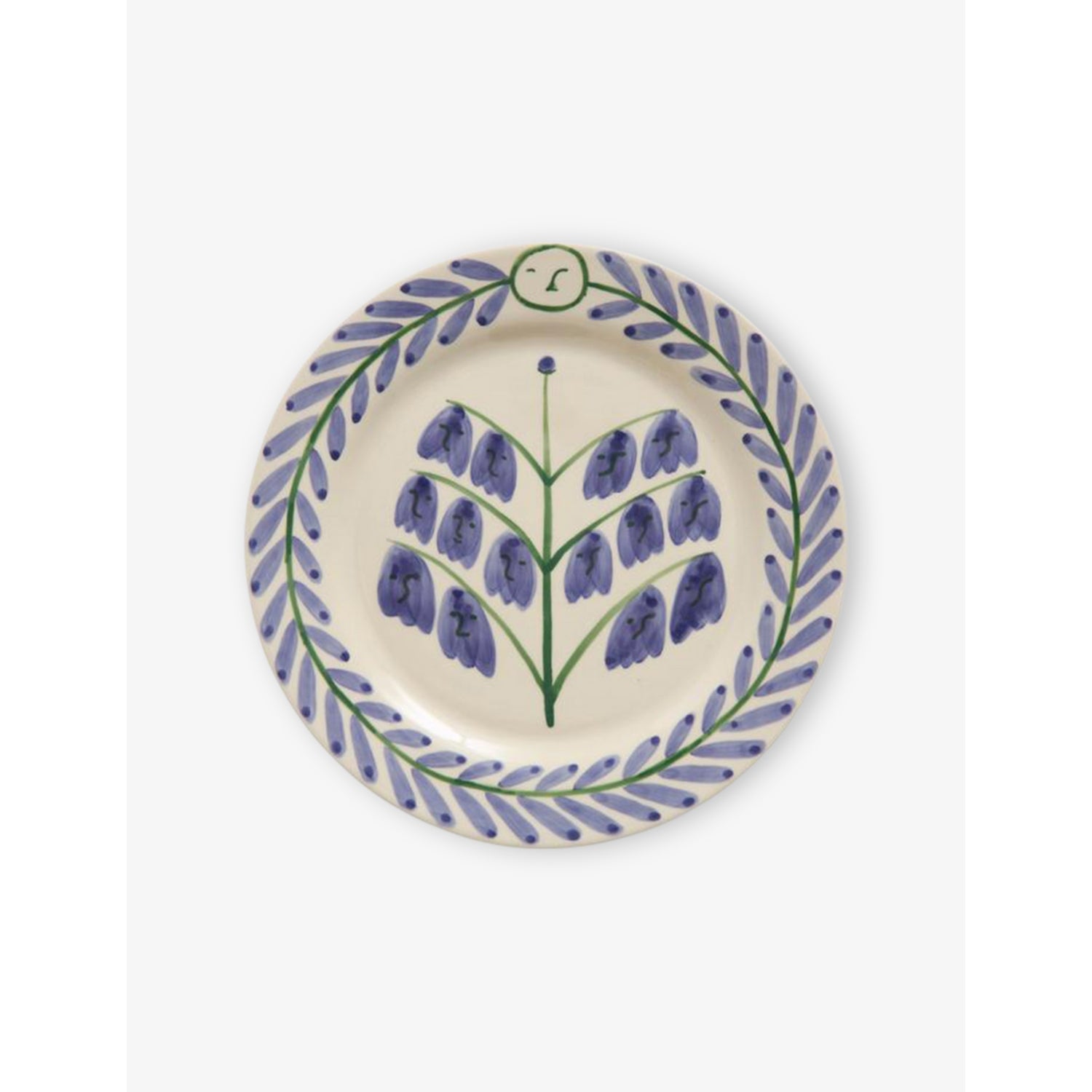 La Pittura Ceramic Plate 24cm - Bluebells