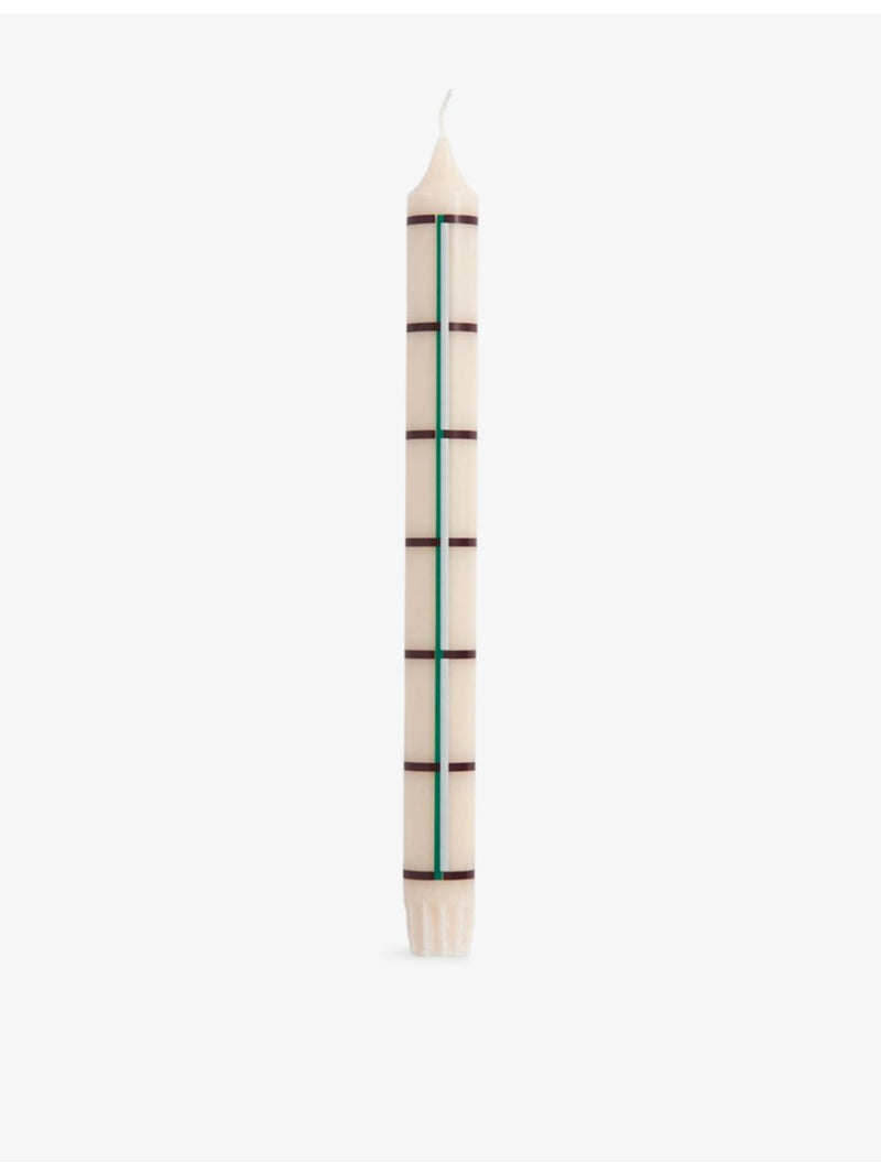HAY pattern wax candle 24cm tall, imported from the UK