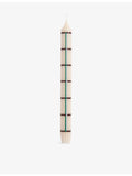 HAY pattern wax candle 24cm tall, imported from the UK
