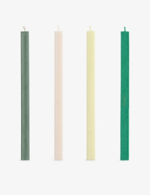 Hay Square Wax Candle Set of Four