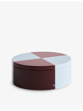 HAY graphic-print round tin container 19.8cm (British brand)