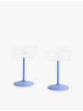 HAY Tint Coupe glasses set of two in borosilicate (British brand)