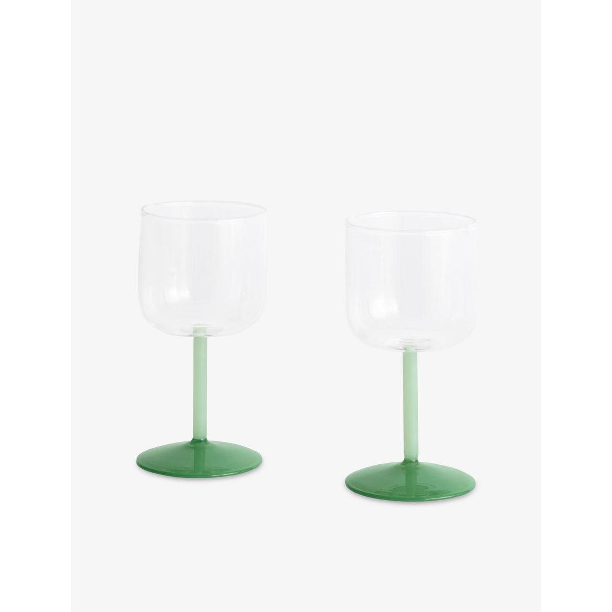 HAY tinted wine glasses set of two (British brand)