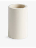 HAY stoneware toothbrush holder cylindrical glazed design, imported from the UK