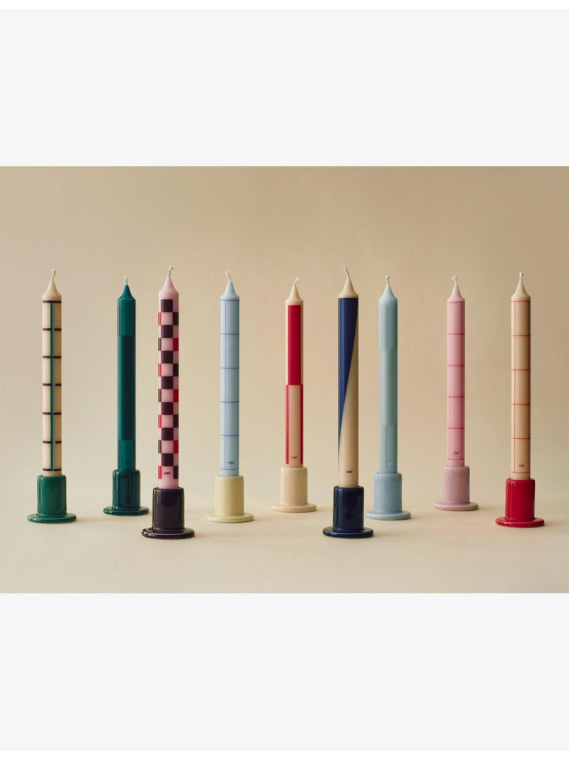 HAY earthenware tube candleholder 5cm (British brand)