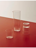 HAY Angle glass carafe 0.9L transparent (British brand)