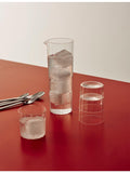 HAY Angle glass carafe 0.9L transparent (British brand)