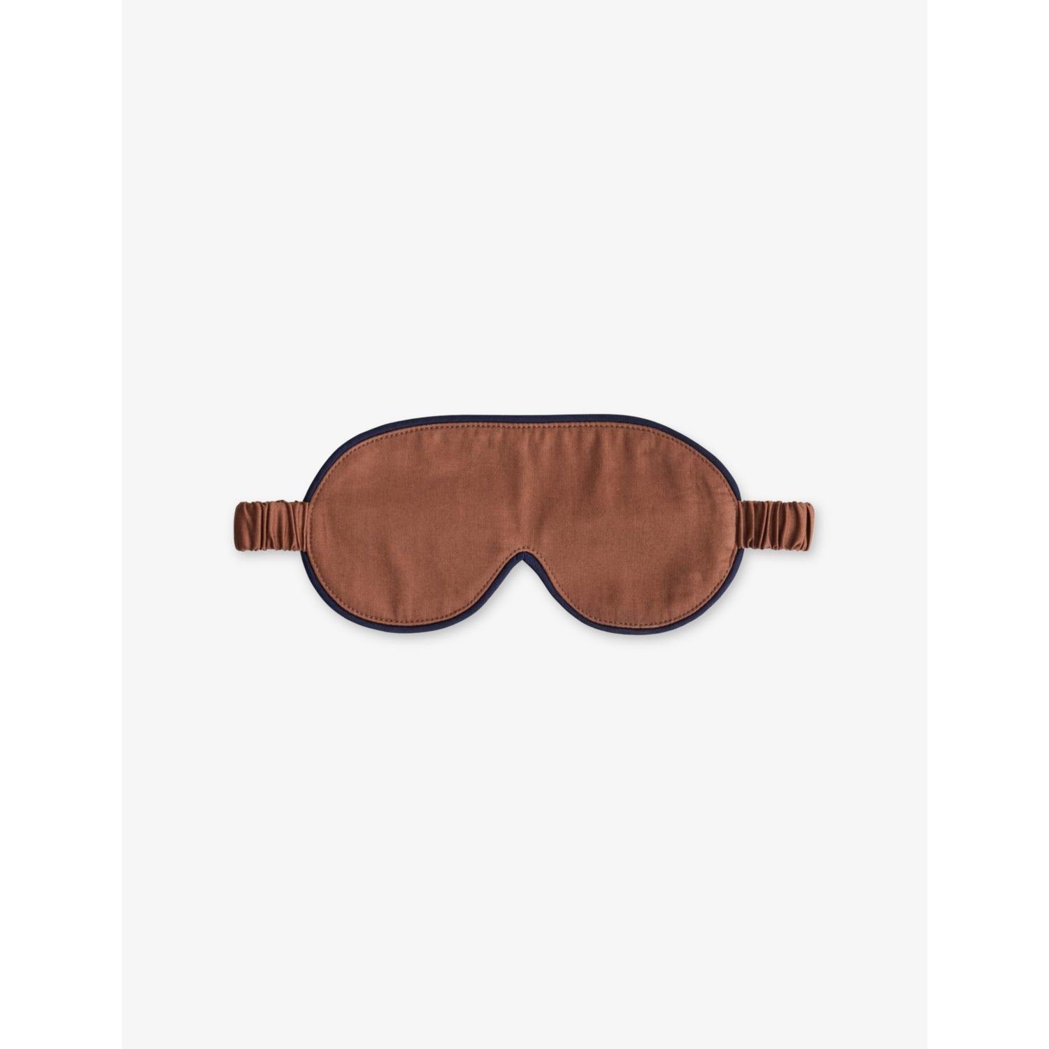 Outline Cotton Sleep Mask - MILK CHOCOLATE