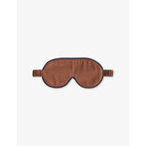 Outline Cotton Sleep Mask - MILK CHOCOLATE