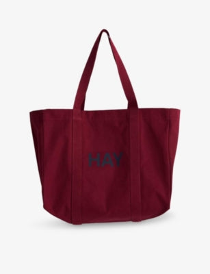 HAY cotton tote bag with twin straps (British brand)