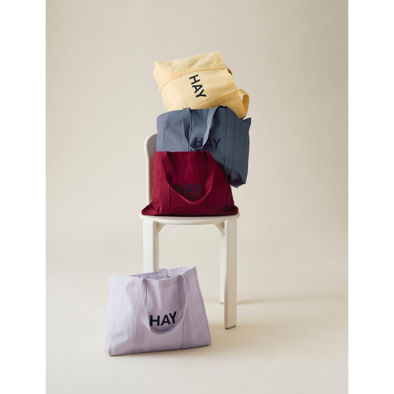HAY cotton tote bag with twin straps (British brand)