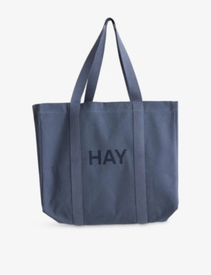 HAY cotton tote bag with twin straps (British brand)