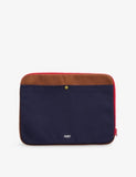 HAY colour-block cotton laptop case, imported from the UK