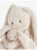 Liewood soft toy Berto and baby rabbit 23cm, imported from the UK