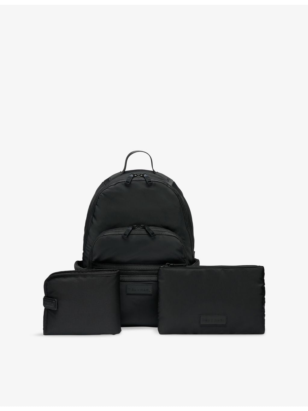 Tiba + Marl Elwood 2.0 woven changing backpack, imported from the UK