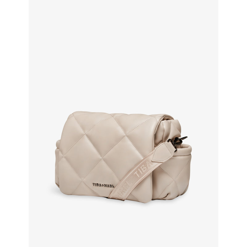 Tiba + Marl Nova faux leather changing bag, imported from the UK