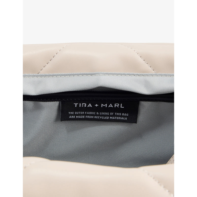 Tiba + Marl Nova faux leather changing bag, imported from the UK