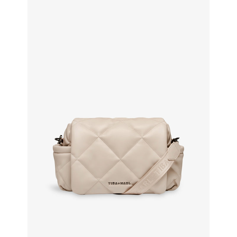 Tiba + Marl Nova faux leather changing bag, imported from the UK