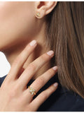 Chaumet bee ring 18ct yellow gold 0.26ct diamonds (British brand)