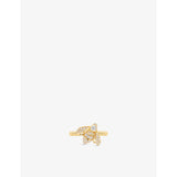 Bee de Chaumet 18ct Yellow Gold and 0.26ct Diamond Ring - K