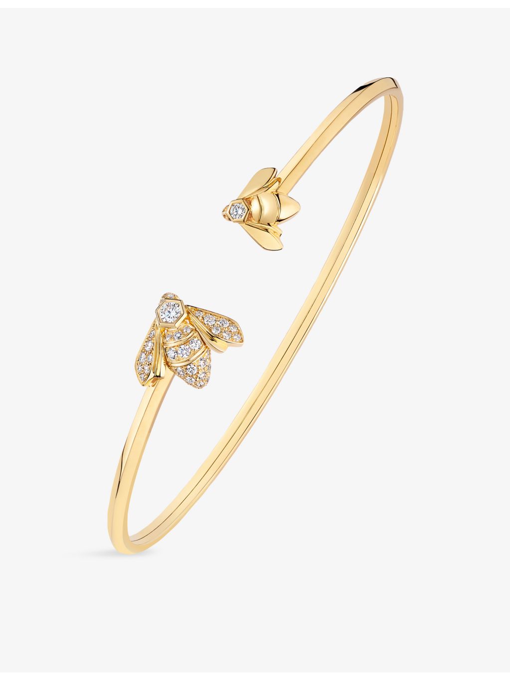 Chaumet Bee de Chaumet 18ct gold diamond cuff bracelet (British brand)