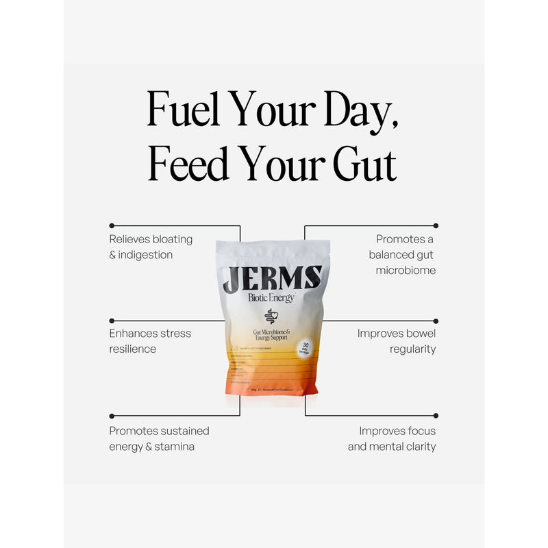 Jerms Biotic Energy supplement powder 150g (British brand)