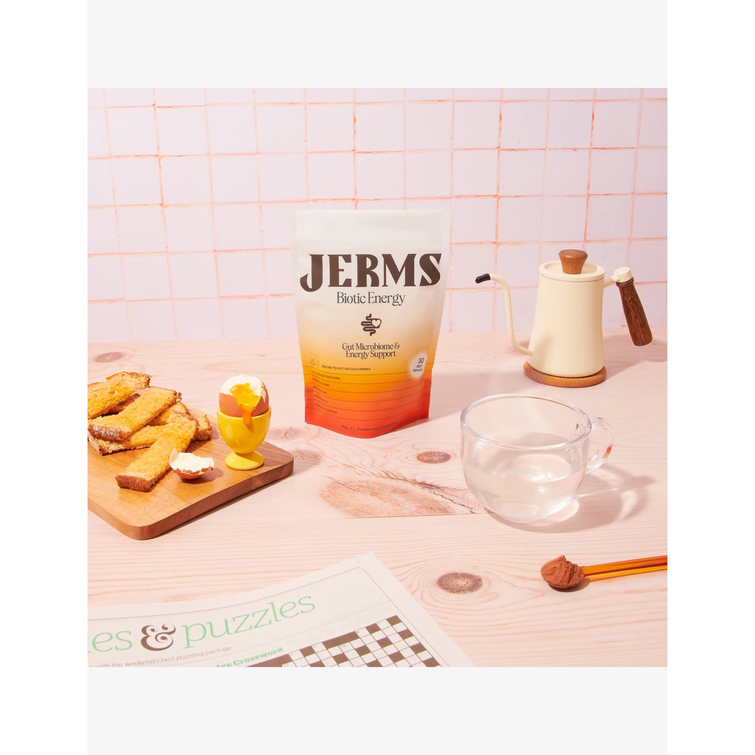 Jerms Biotic Energy supplement powder 150g (British brand)