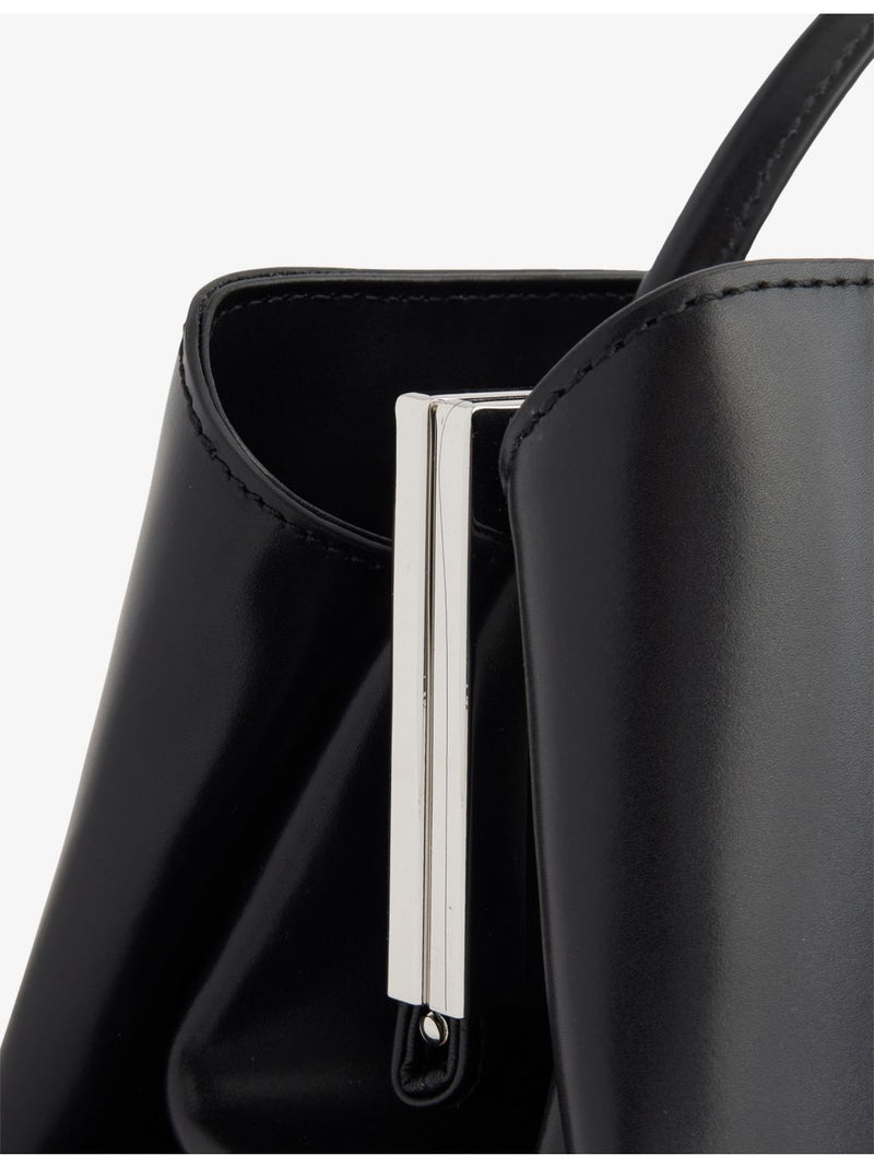 Verafied leather clutch bag with interchangeable straps, British brand