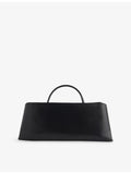 Verafied leather clutch bag with interchangeable straps, British brand