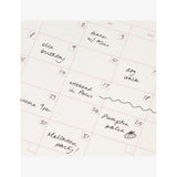 Papier Picnic Monthly Desk Planner 18x24cm, UK version