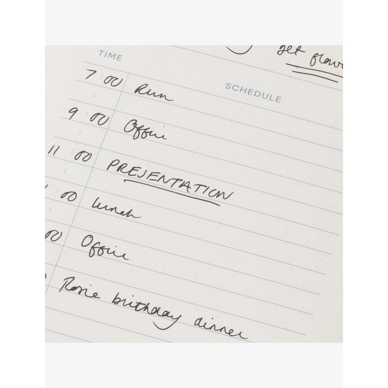 Papier Picnic daily list notepad 21x10cm, imported from the UK