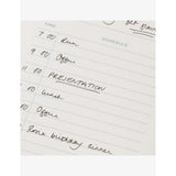 Papier Picnic daily list notepad 21x10cm, imported from the UK