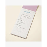 Papier Picnic daily list notepad 21x10cm, imported from the UK