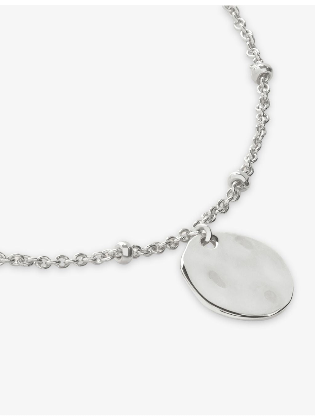 Monica Vinader Siren Muse sterling-silver disc chain bracelet - British product