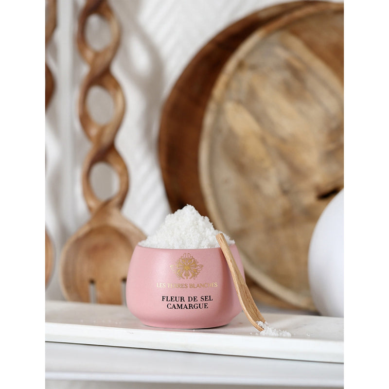 Les Terres Blanches Camargue salt flakes 100g, imported from the UK